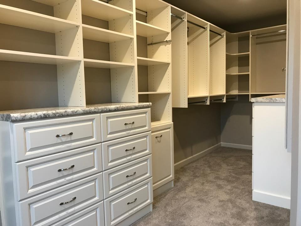 Kenosha Space-saving Custom Walk In Closet