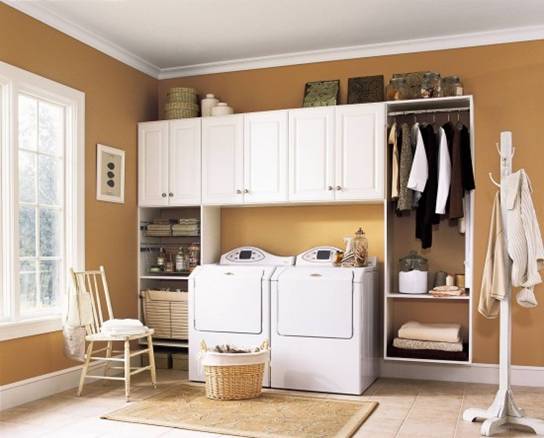 Brookfield Laundry Storage Ideas